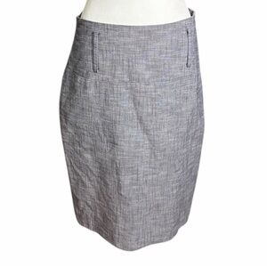 Dots Classic Gray Pencil Skirt